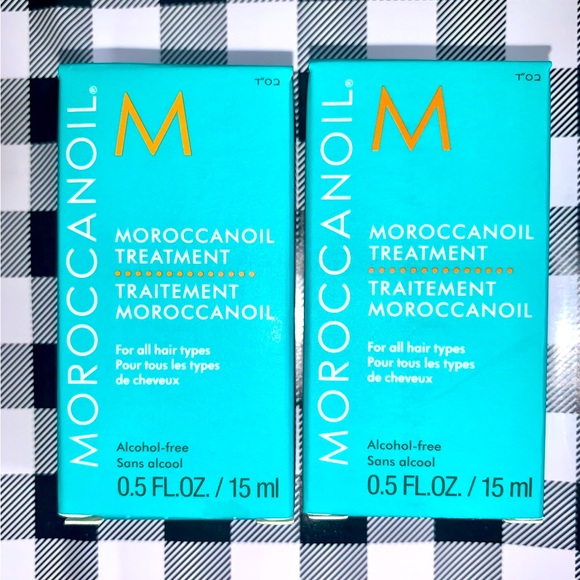 Moroccanoil Other - Moroccanoil Treatment For All Hair Types .5 Fl Oz X2 For 1 Fl OZ Total NIBs